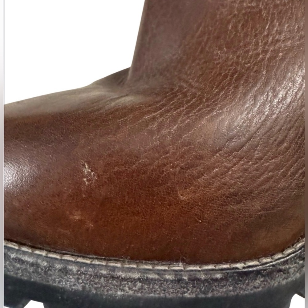 Brunello Cucinelli Dark Brown Leather Chelsea Boots - Picture 15 of 16